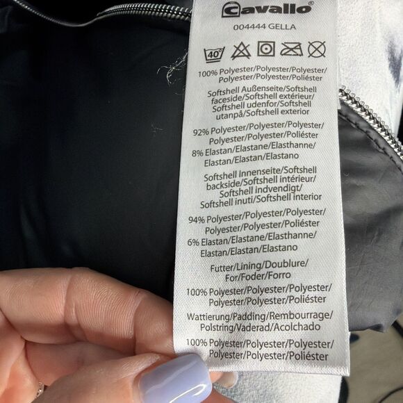 Cavallo Gella Long Padded Vest Black 6 Equestrian Chic Quiet Luxury Athleisure - Picture 12 of 13